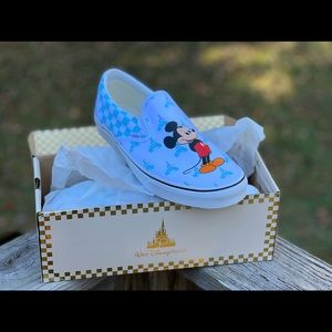 Walt Disney World 50th Anniversary Vans Slip-on 12 Off the Wall